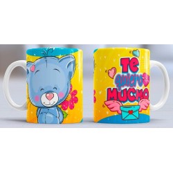 Taza te quiero carta