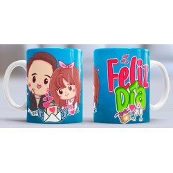 Taza feliz día love
