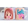 Taza feliz dia niña
