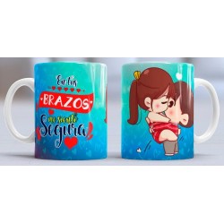 Taza brazos seguros