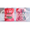 Taza feliz conejitos