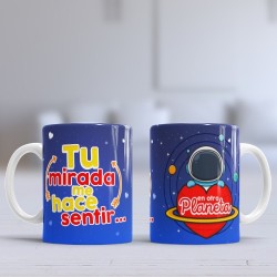 Taza mirada otro planeta