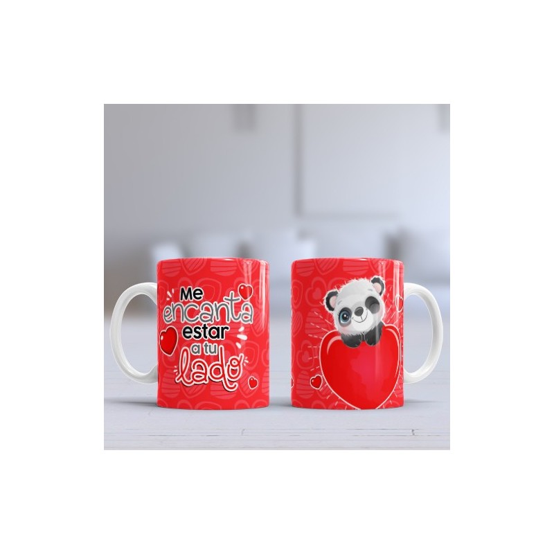 Taza encanta lado