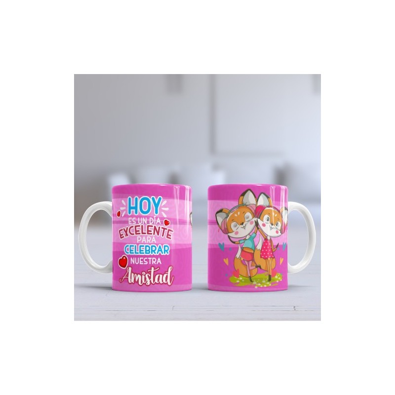 Taza celebrar amistad