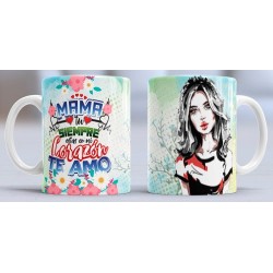 Taza Mamá corazón