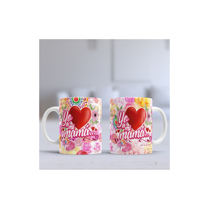 Taza amo Mamá