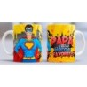 Taza Papá heroe super