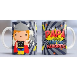 Taza Papá heroe tor
