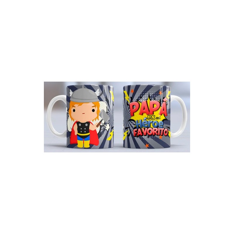 Taza Papá heroe tor