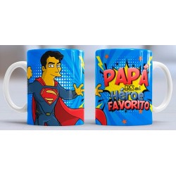 Taza Papá heroe su