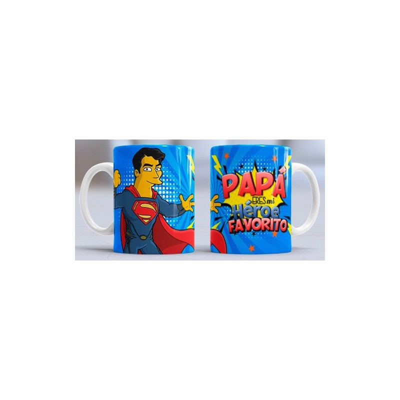 Taza Papá heroe su