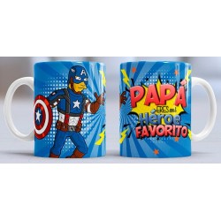 Taza Papá heroe ca