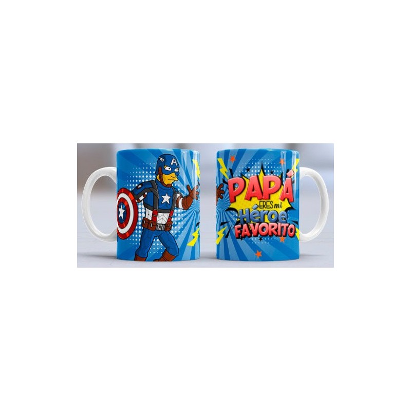 Taza Papá heroe ca