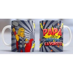 Taza Papá heroe to