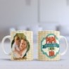 Taza Papá bigotes foto