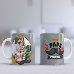 Taza Papá bigote foto