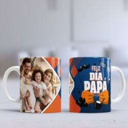Taza Papá azul foto