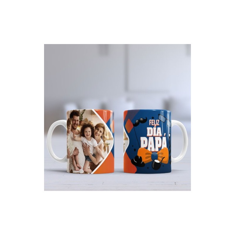 Taza Papá azul foto
