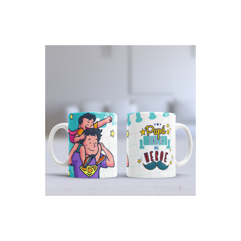 Taza Heroe papá