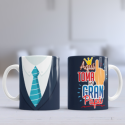 Taza Papá traje