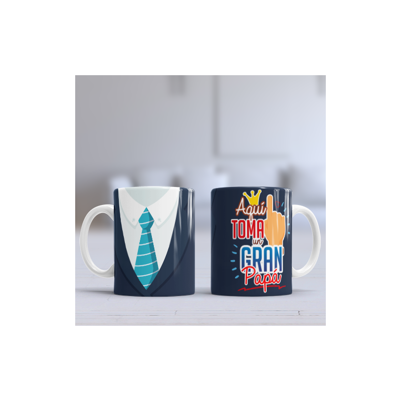 Taza Papá traje