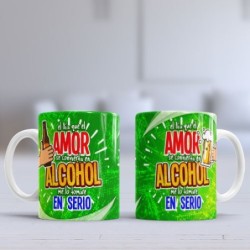 Taza amor alcohol