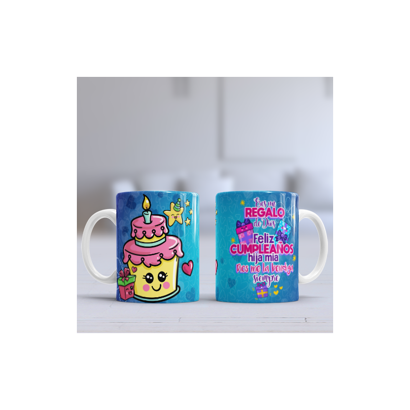 Taza cumpleaños hija
