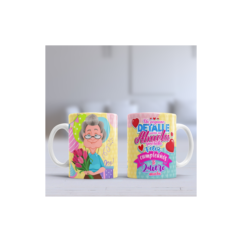 Taza cumpleaños abuela querida