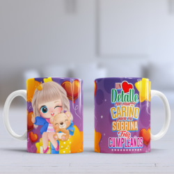 Taza cumpleaños sobrina