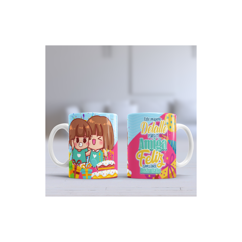 Taza cumpleaños amiga