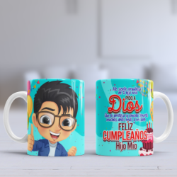 Taza cumpleaños hijo