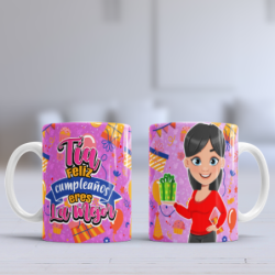 Taza cumpleaños tia mejor