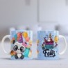 Taza feliz cumpleaños panda
