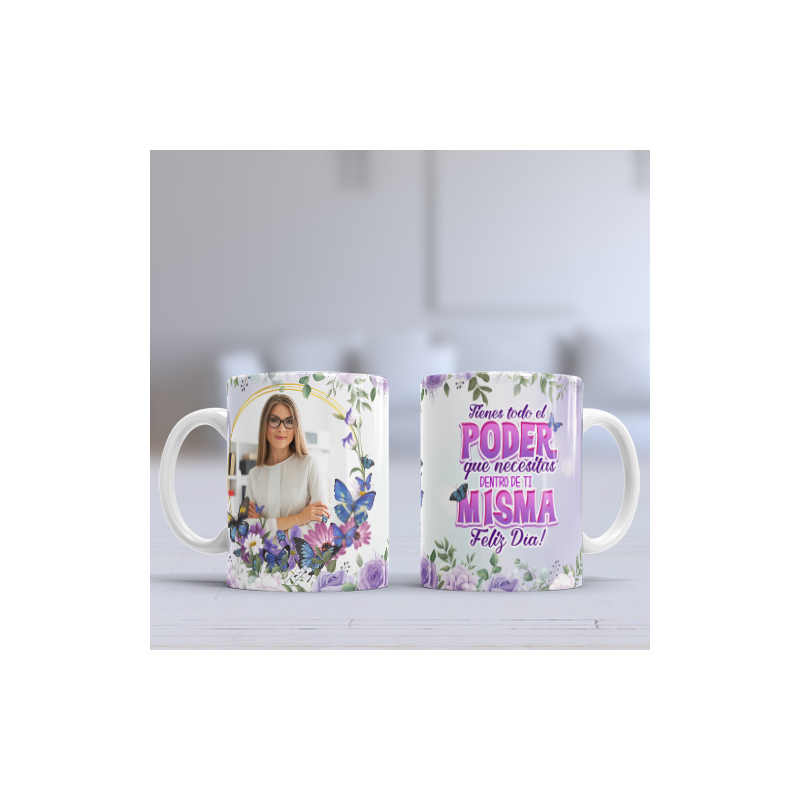 Taza dia de la mujer poder