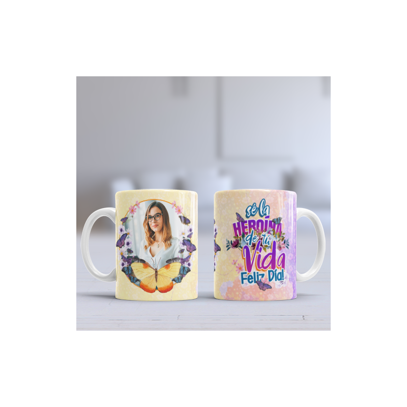 Taza dia de la mujer heroína
