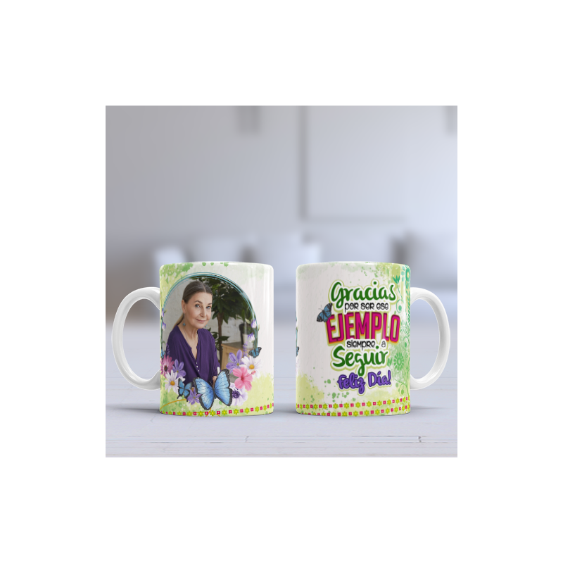 Taza dia de la mujer ejemplo