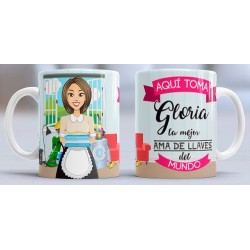 Taza Ama de llaves