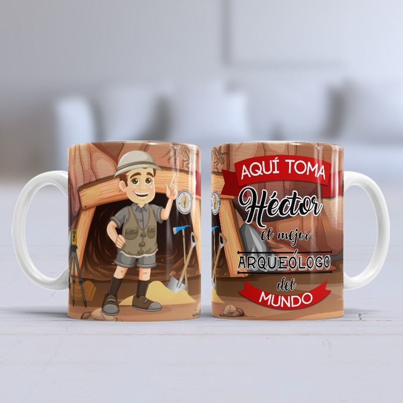 Taza Arqueólogo