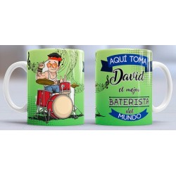 Taza Baterista