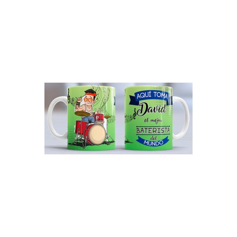 Taza Baterista
