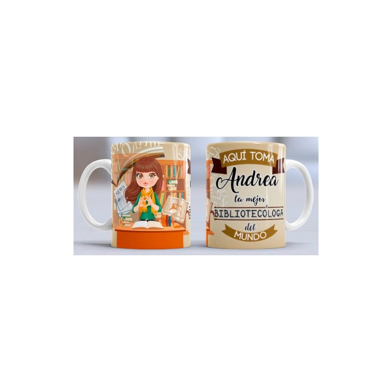 Taza Bibliotecologa