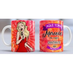 Taza Cantante