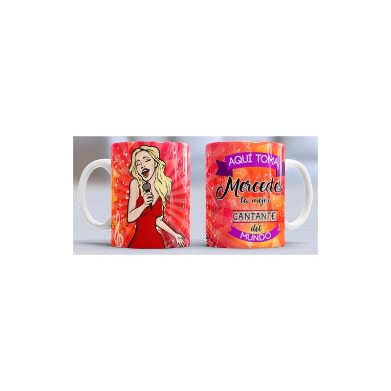 Taza Cantante