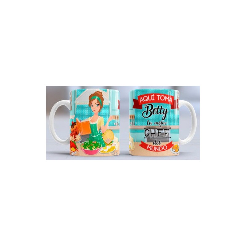 Taza Chef mujer
