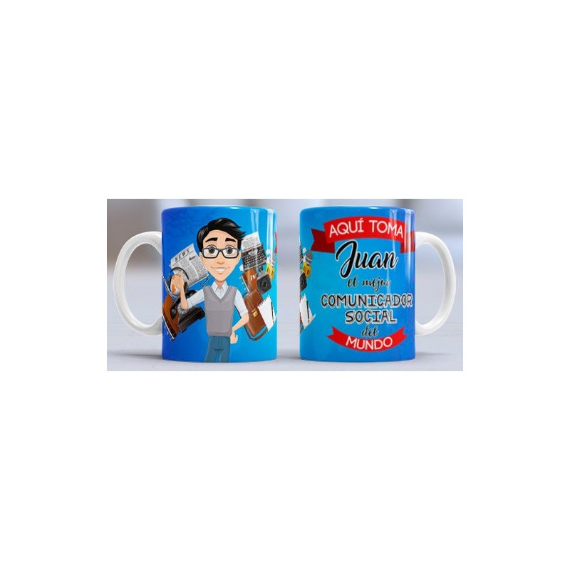 Taza Comunicador social