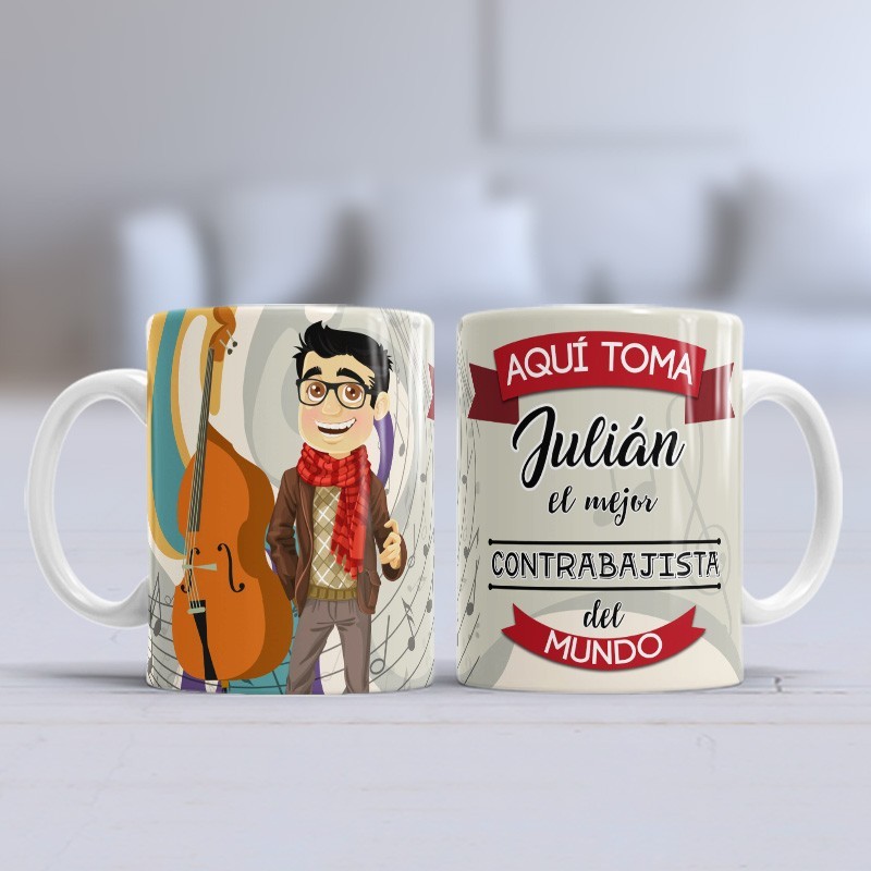 Taza Contrabajista
