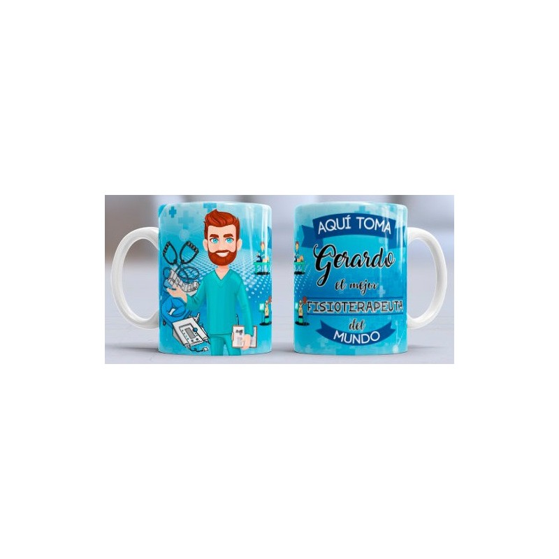 Taza Fisioterapueta hombre