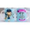 Taza Guarda de seguridad mujer