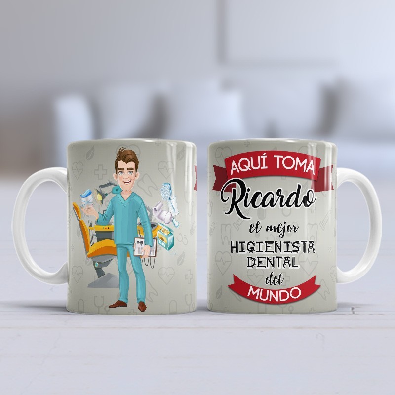 Taza Higienista dental hombre