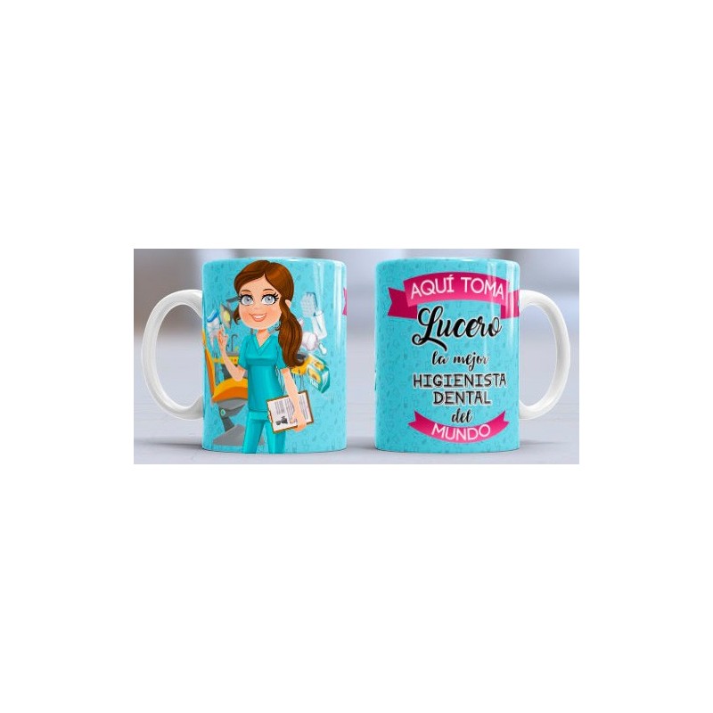 Taza Higienista dental mujer